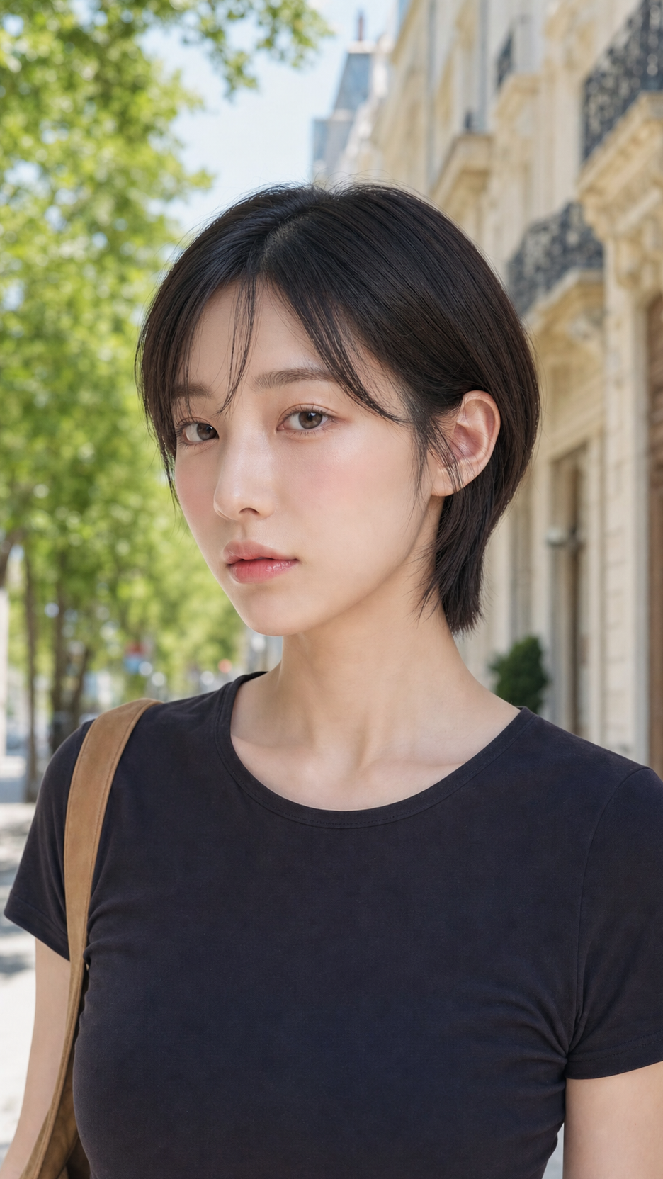 Portrait of NaNa in Paris